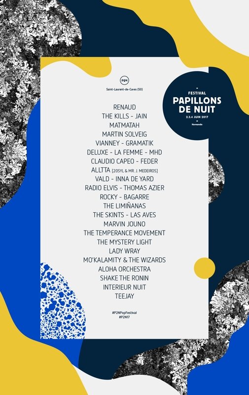 festival Papillons de nuit 2017 programmation line-up poster affiche visuel