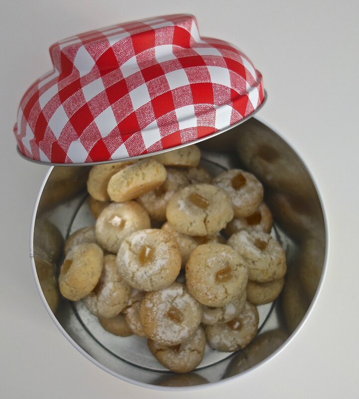 amaretti au limoncello, citron et citron confit