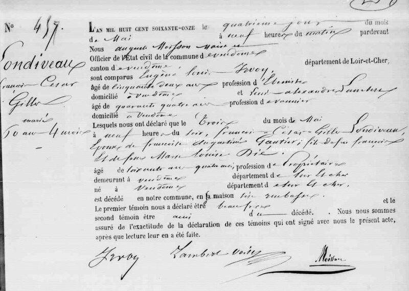 Vendome 1871 D Londiveau François César Gilles