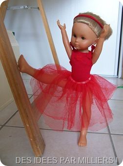 Jambe sur la barre