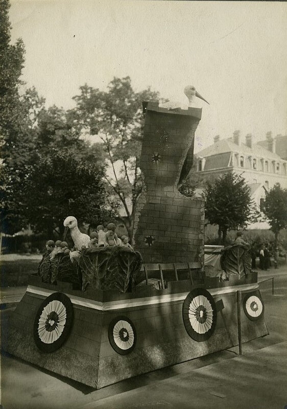 1919 08 15 Belfort CPA Fêtes patriotiques Lieu où Tour de la Miotte CPhoto XX