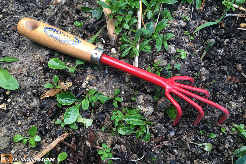 Griffe à 5 dents pour bacs-jardinières
