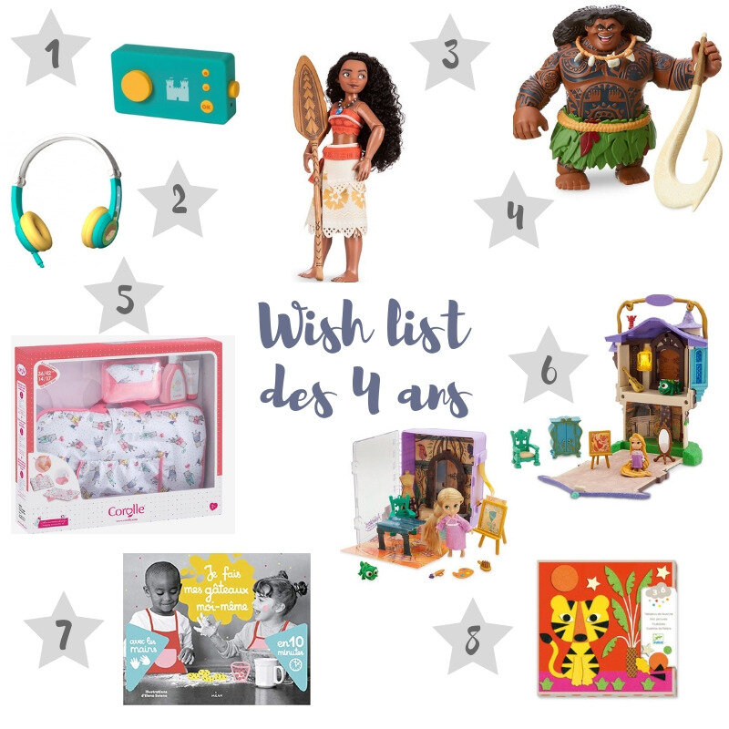 Wish list des 4 ans ©Kid Friendly