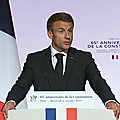 65 ans de Ve République (2) : les propositions constitutionnelles d'<b>Emmanuel</b> <b>Macron</b>