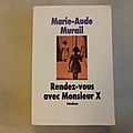 Rendez-vous avec Monsieur X, Marie-Aude Murail, <b>collection</b> <b>Médium</b>, éditions l'école des loisirs 2000