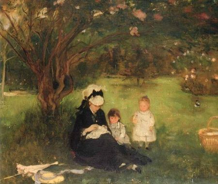 Berthe Morisot Les lilas a Maurecourt 1874