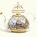A Meissen teapot and cover, <b>circa</b> <b>1722</b>-23