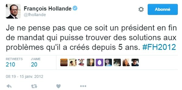 ps hollande humour tweett sarkosy