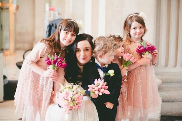 enfants et MARIÉE