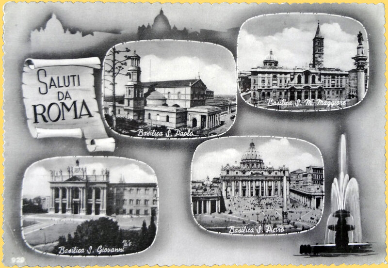 CPSM Roma Saluti