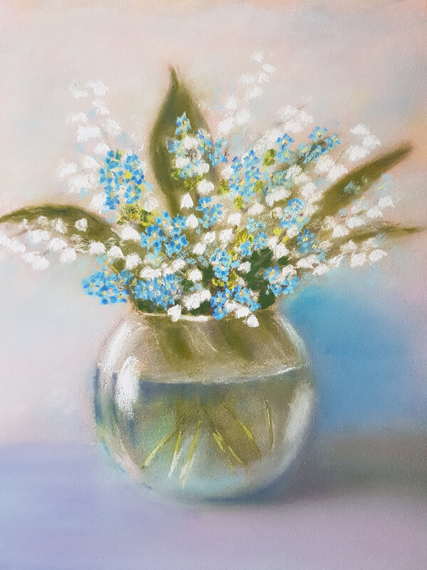 muguet et myosotis