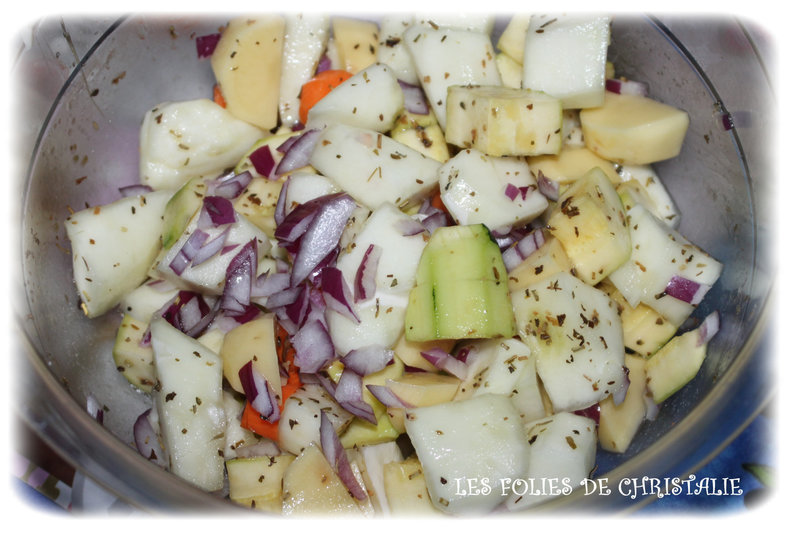 Légumes rôtis et féta grillée 1
