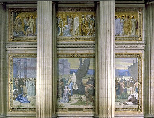 Puvis de Chavannes, Ste Geneviève ravitaillant Paris