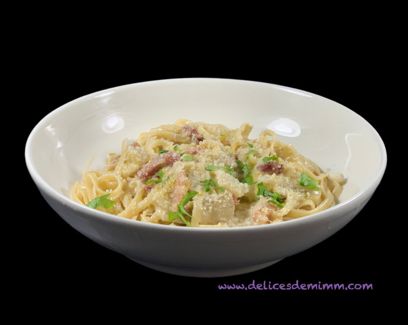 Linguine aux chicons 5