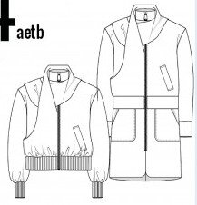 DP Studio - 204a-et-b-manteau-echarpe