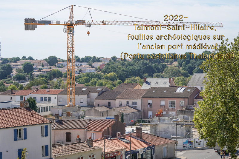 2022-Talmont-Saint-Hilaire, fouilles archéologiques sur l’ancien port médiéval (Portu castellanus Thalemundi)