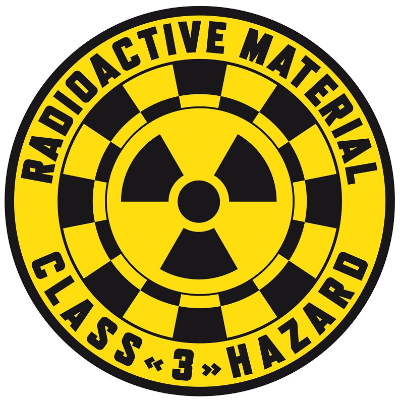 label radioactive class3 hazard zombie biohazard danger