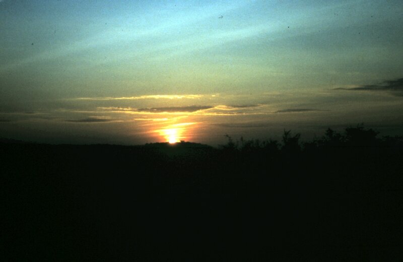 zaire coucher de soleil