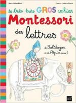 Le très très gros cahier Montessori des lettres couv
