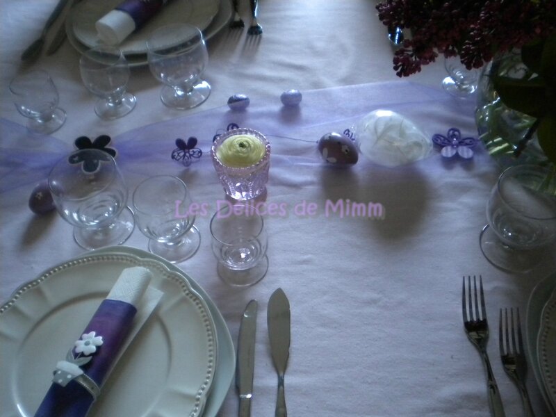 Table poétique de Pâques autour du lilas 6