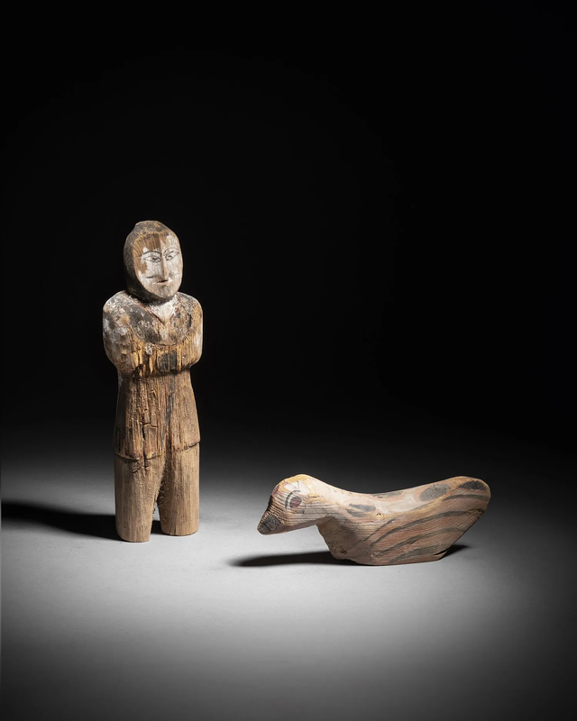 homme et oiseau
