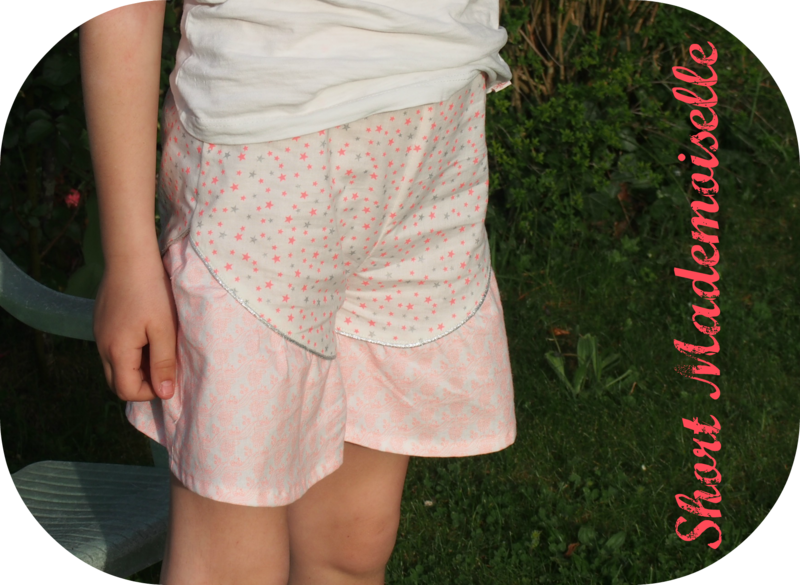 Short anna rose et argent