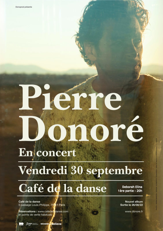 Pierre Donoré au Café de la danse 30 sept 22