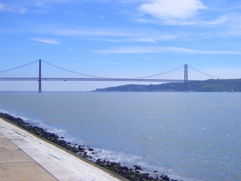 Ponte 25 de abril - vue de Belém