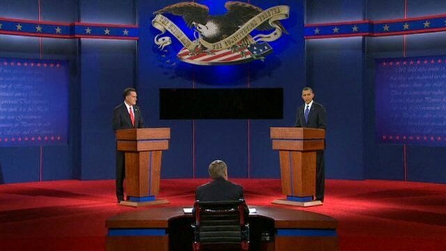 Obama Romney Hofstra debate 2012
