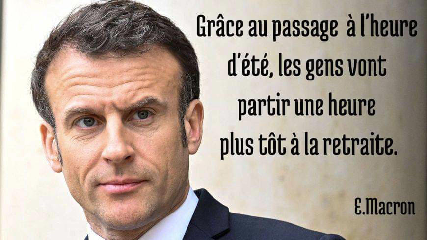Retraite et heure d'été