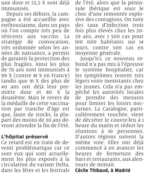 2021 07 18 SO En Espagne les jeunes attendent leurs vaccins2
