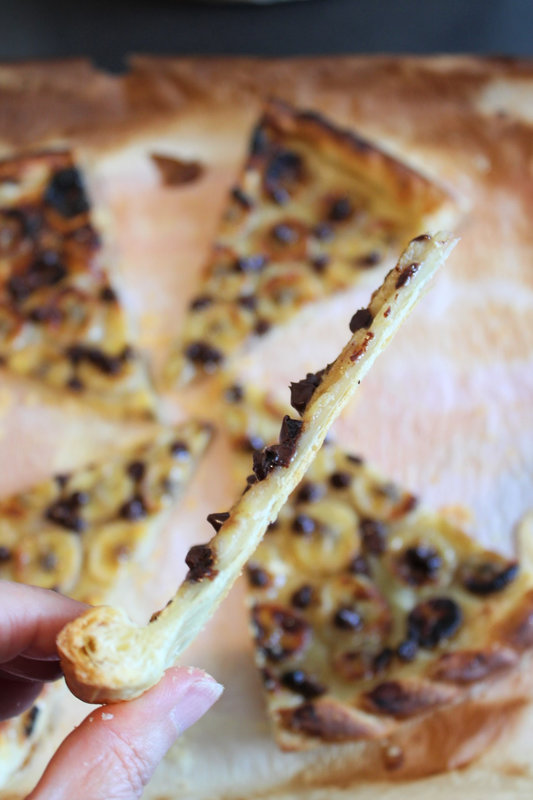 cathytutu tarte fine banane pepites chocolat jock bordeaux instagram facile rapide trop bon (7)