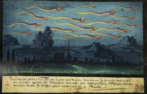 serpents cosmiques dans le ciel medieval
