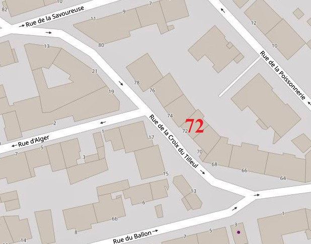 Plan Belfort 2022 72 Rue Croix du Tilleul