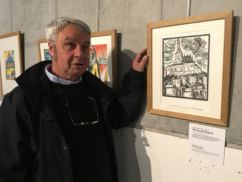 François Jouas Poutrel-exposition-2018-Scriptorial-Avranches-manuscrits-Mont Saint Michel
