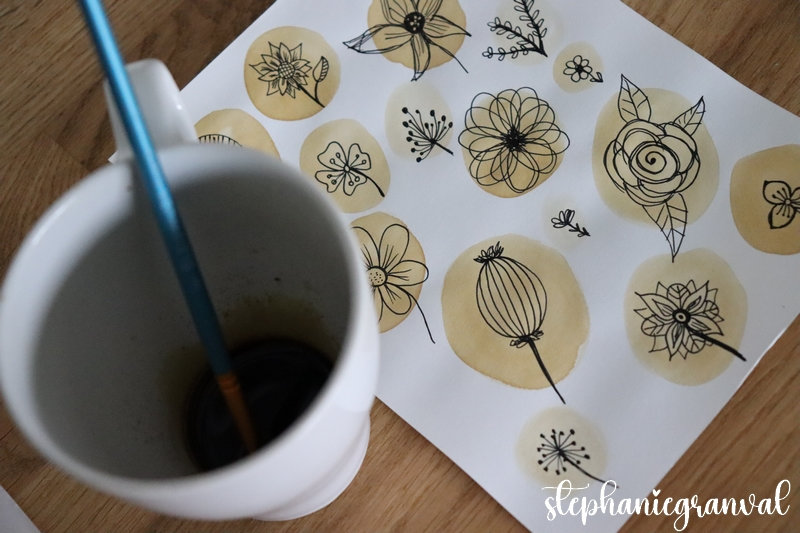 aquarelle chicoree