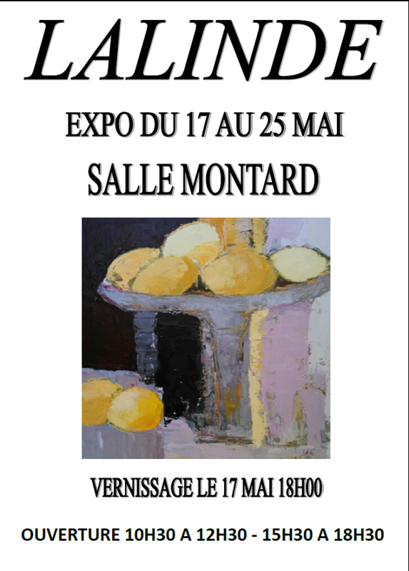 Affiche exposition mai