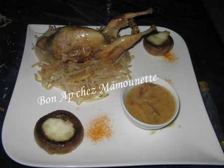 Cailles_sur_nid_de_soja___la_sauce_ch_vre_et_champi_farci_024