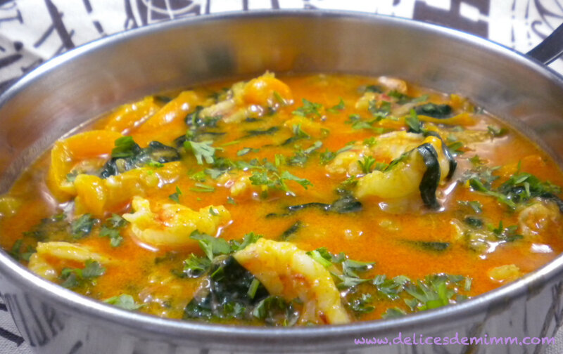 Crevettes au curry rouge à la thaï 5