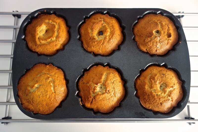 bundt cakes au sirop d'érable et aux de noix de pécan