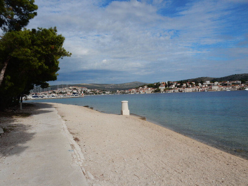 Rogoznica, vue d'ensemble de la baie jeudi 31 octobre 2019