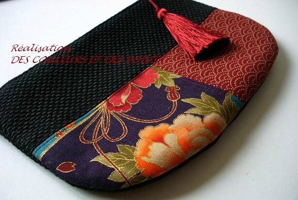TROUSSE TISSUS JAPONAIS POMPON ROUGE DETAILS BIS