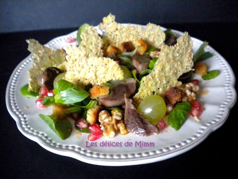 Salade d’automne aux gésiers de canard confits 3