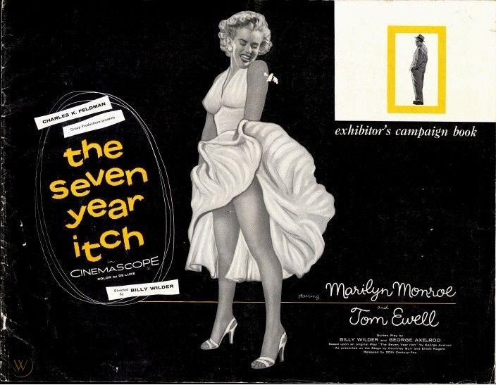 1954 The seven year itch pressbook