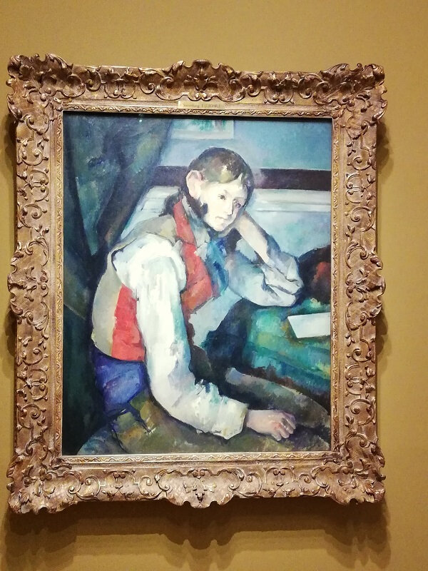 IMG_20190321 Cezanne Le garcon au gilet rouge 1888-90
