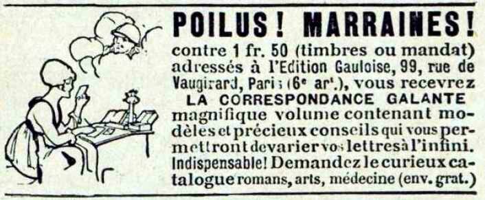 Cataloge Poilus Marrainnes