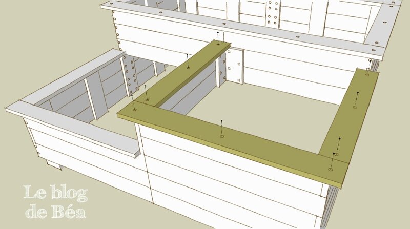 DIY carré potager en bois de palette