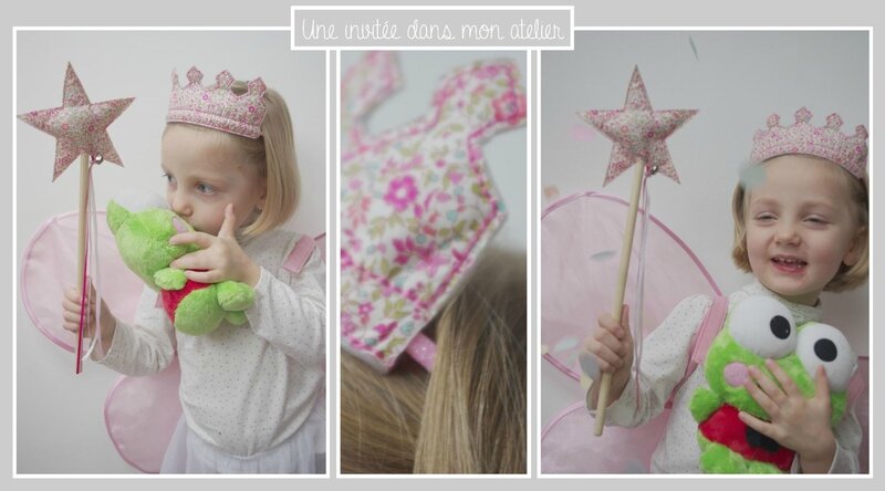 couronne et baguette magique-Liberty-katie and millie rose-déguisement pour enfant