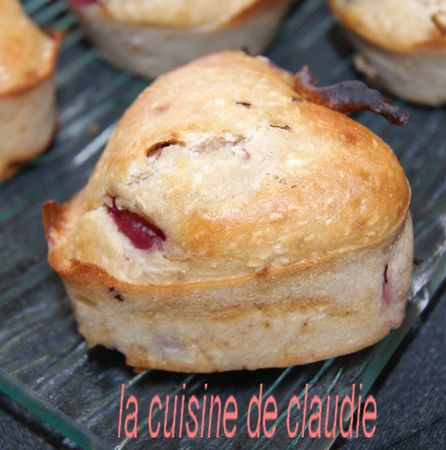 minis cakes cerise-coco recettes Rendez vous au paradis