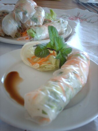 Des rouleaux de printemps, c’est du sport… recettes entrees Du printemps en rouleaux!